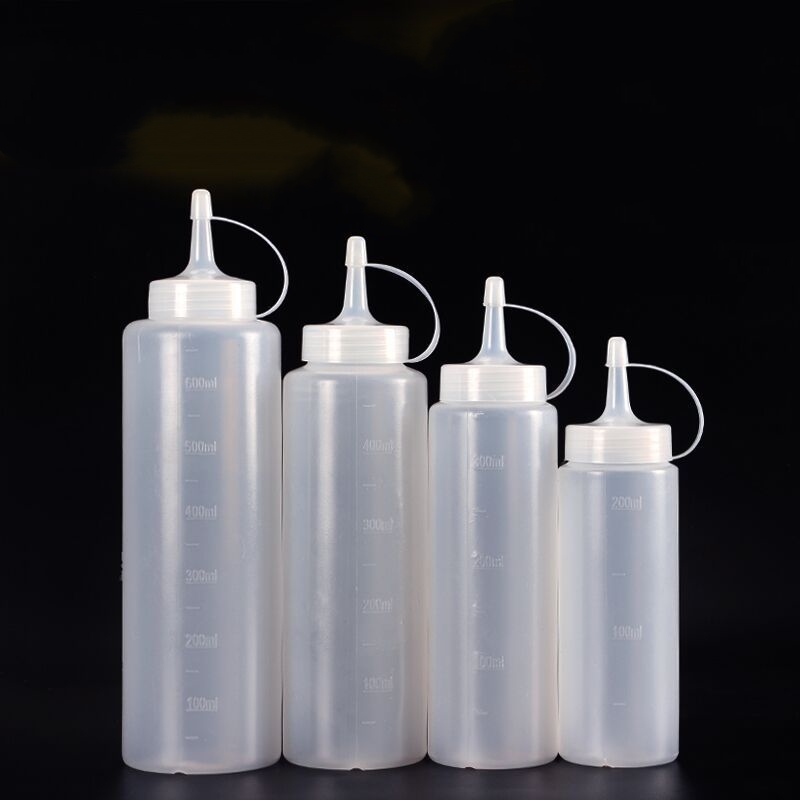 Sauce Squeeze Bottle - Grote Knijp Kruiderij Flessen Met Nozzles