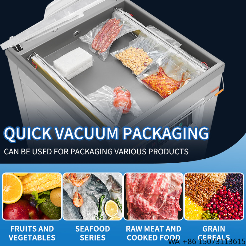 Meal Prep Kitchen - DZ-500 Verticale Enkelkamer Vacuümverpakkingsmachine Semi-automatisch met