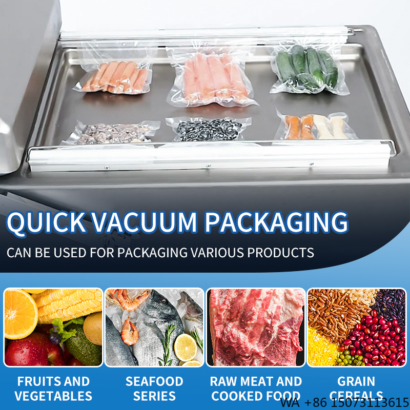 Meal Prep Kitchen - DZ-500 Commerciële Vacuümsealer Dubbele Kamer Fabrikant