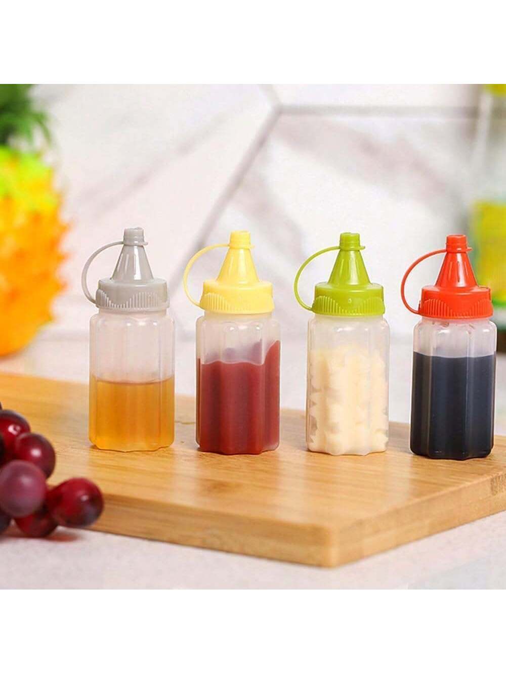 2/4/6 Stuks Draagbare PP Saus  - Herb Keeper Bottle recensie en prijs