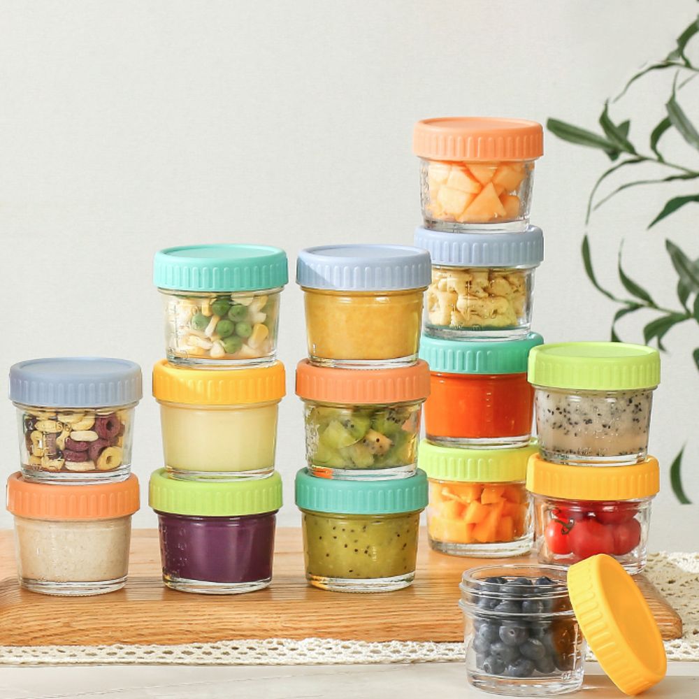 6 stuks glazen babyvoedingpot  - Salad Container Jar recensie en prijs