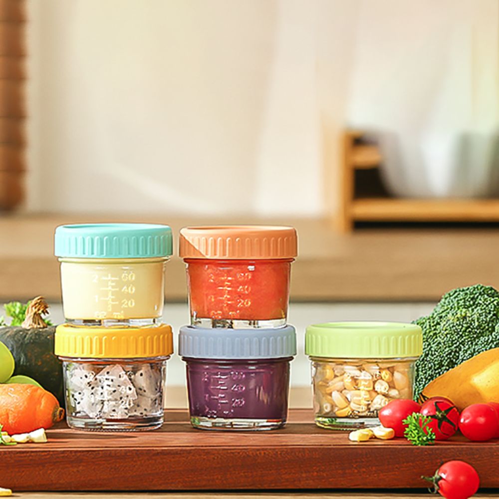 6 stuks glazen babyvoedingpot  - Salad Container Jar recensie en prijs