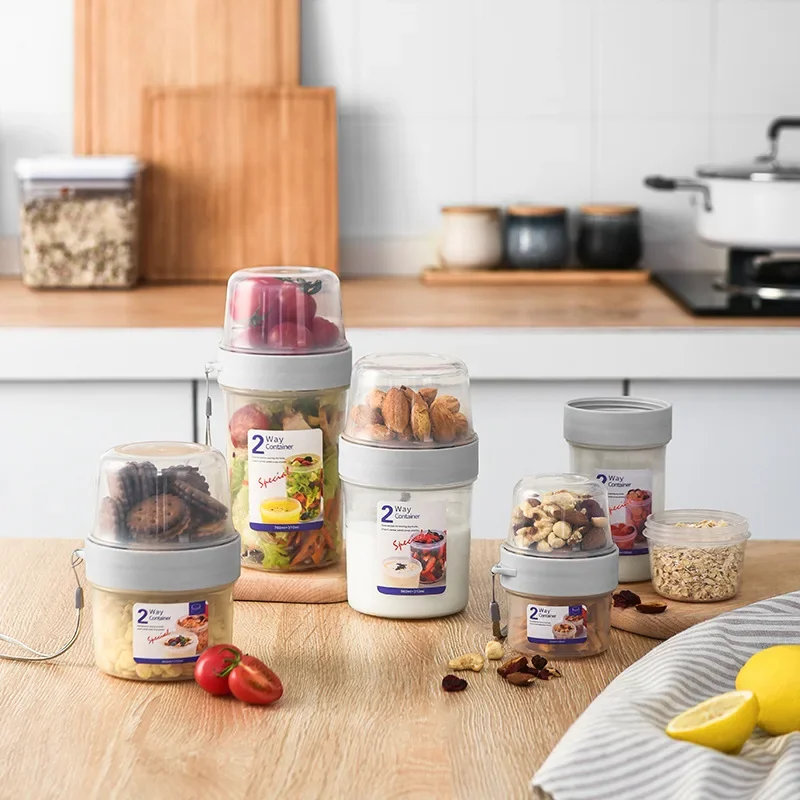 Ontbijt Havermout Granen Moer  - Salad Container Jar recensie en prijs