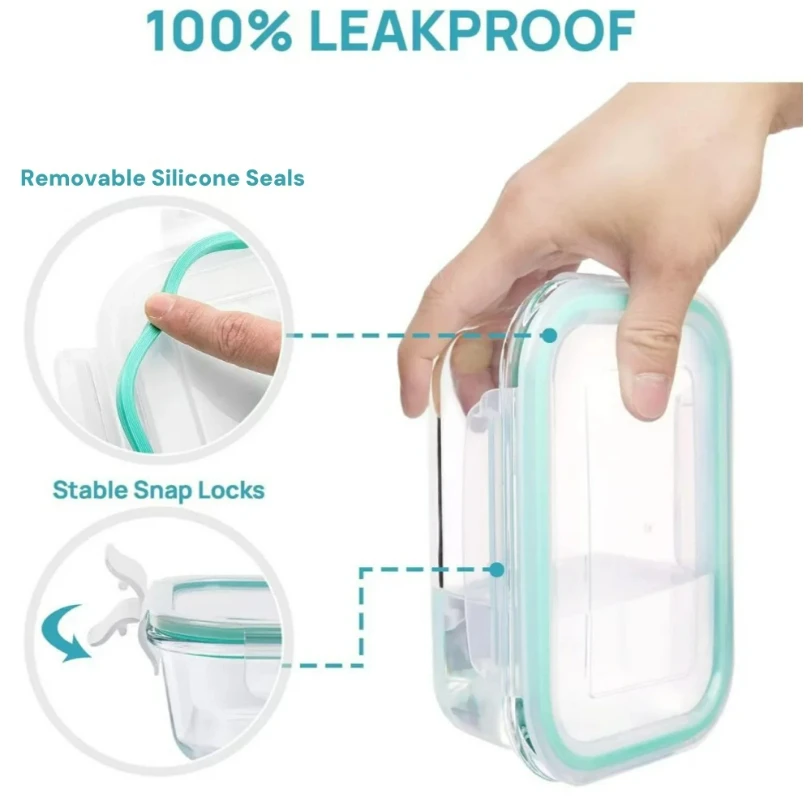 Glazen lunchboxen voor voedsel - Meal Prep Glass recensie en prijs