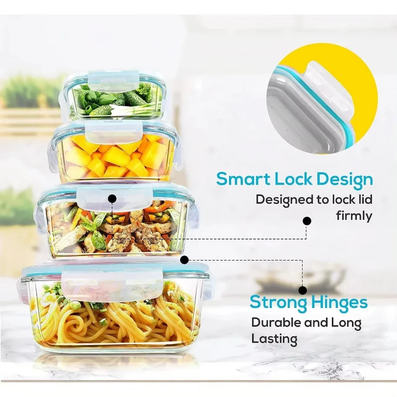 Glazen lunchboxen voor voedsel - Meal Prep Glass recensie en prijs