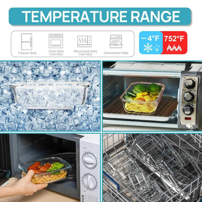 Glazen lunchboxen voor voedsel - Meal Prep Glass recensie en prijs
