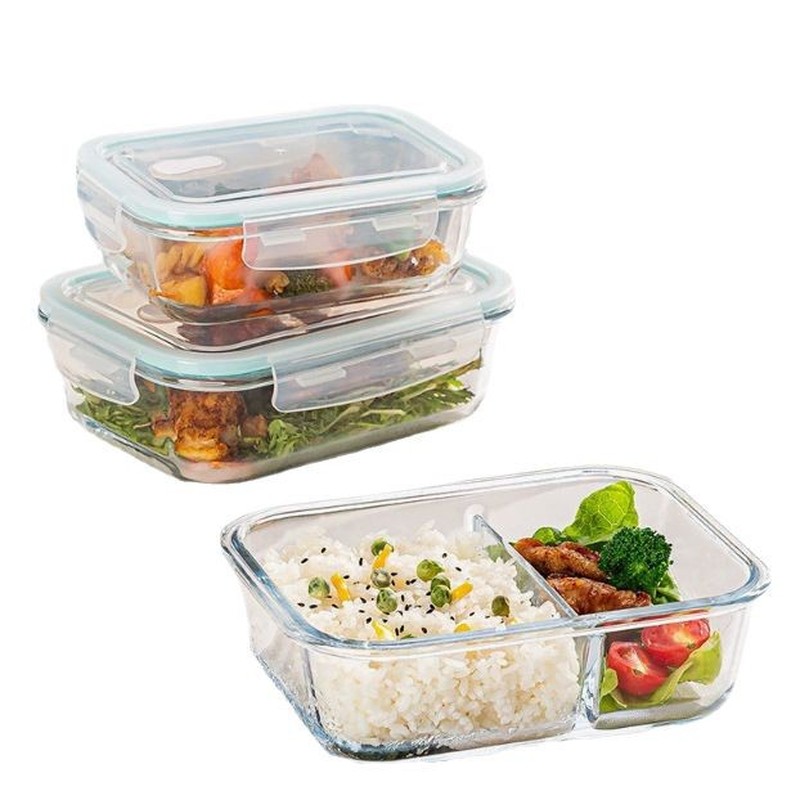 Minimalistische glazen lunchbo - Meal Prep Glass recensie en prijs