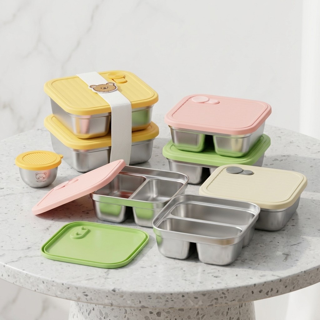 Draagbare 304 roestvrijstalen  - Salad Container Jar recensie en prijs