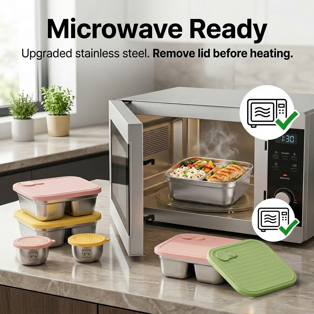 Draagbare 304 roestvrijstalen  - Salad Container Jar recensie en prijs