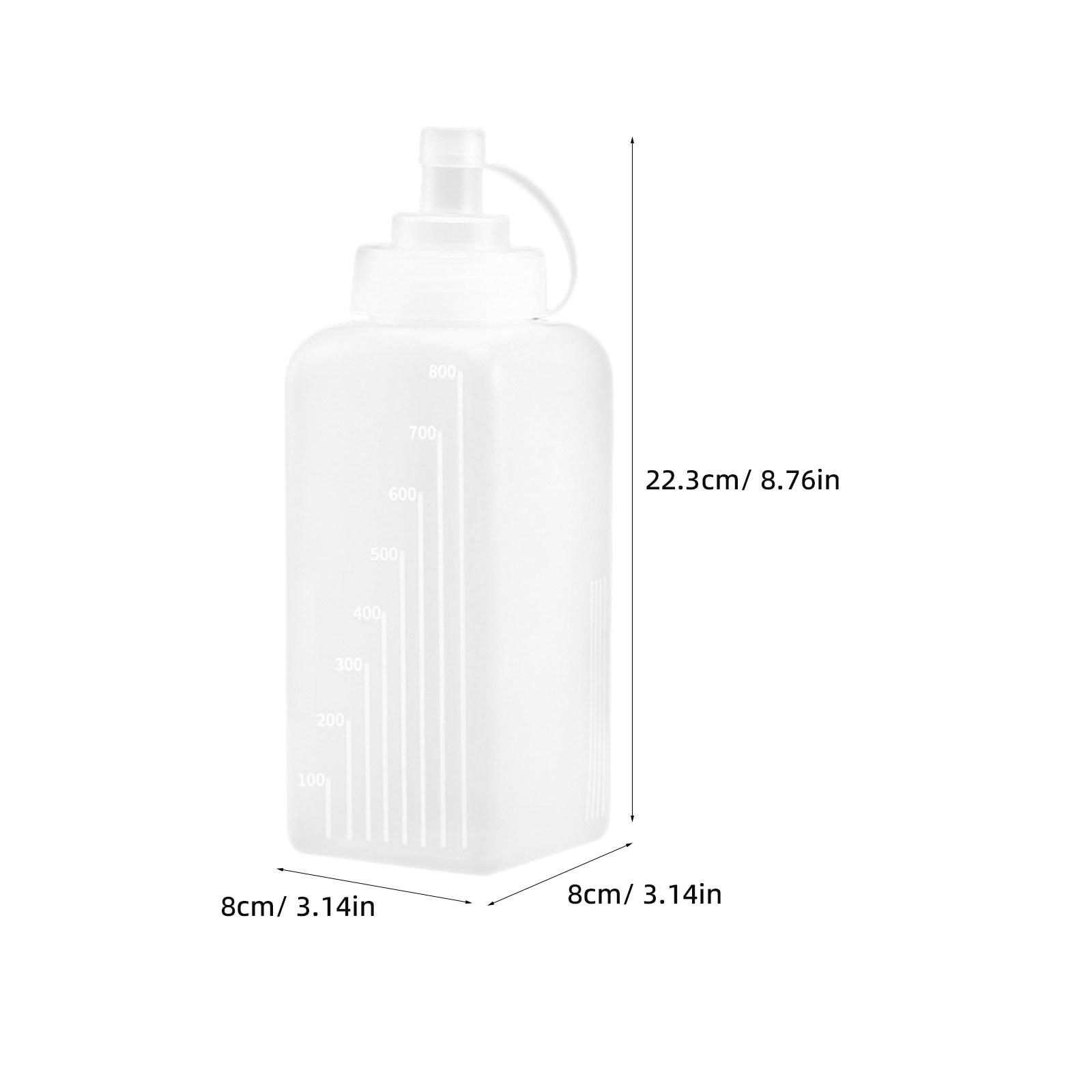 2 Stuks Plastic Knijpflessen B - Sauce Squeeze Bottle recensie en prijs