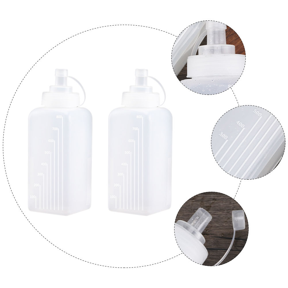 2 Stuks Plastic Knijpflessen B - Sauce Squeeze Bottle recensie en prijs