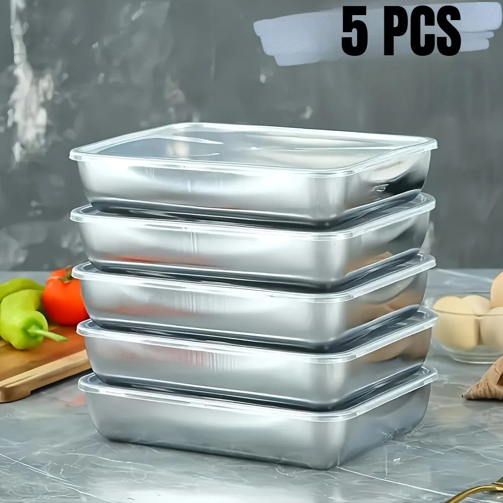 5-delige RVS voedsel bewaardoz - Meal Prep Glass recensie en prijs
