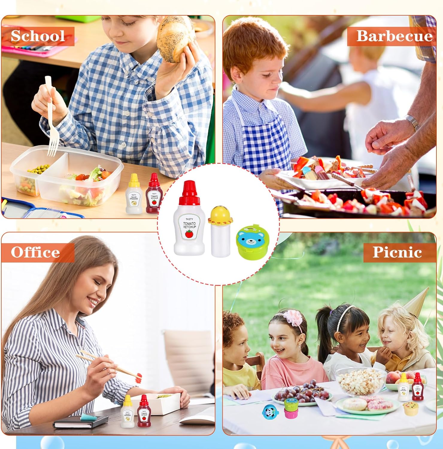 Kids Bento Lunchbox Accessoire - Sauce Squeeze Bottle recensie en prijs