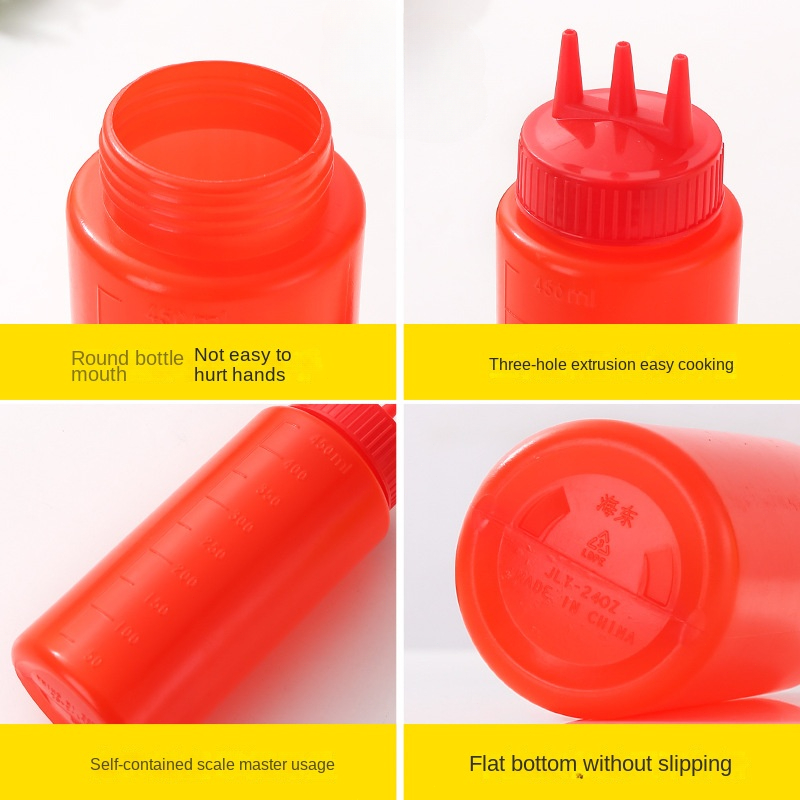 Knijpfles 3 Gaatjes Tomaat Mos - Sauce Squeeze Bottle recensie en prijs