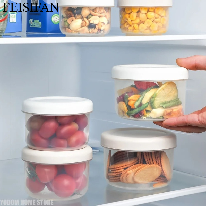 Draagbare ronde plastic voedse - Salad Container Jar recensie en prijs