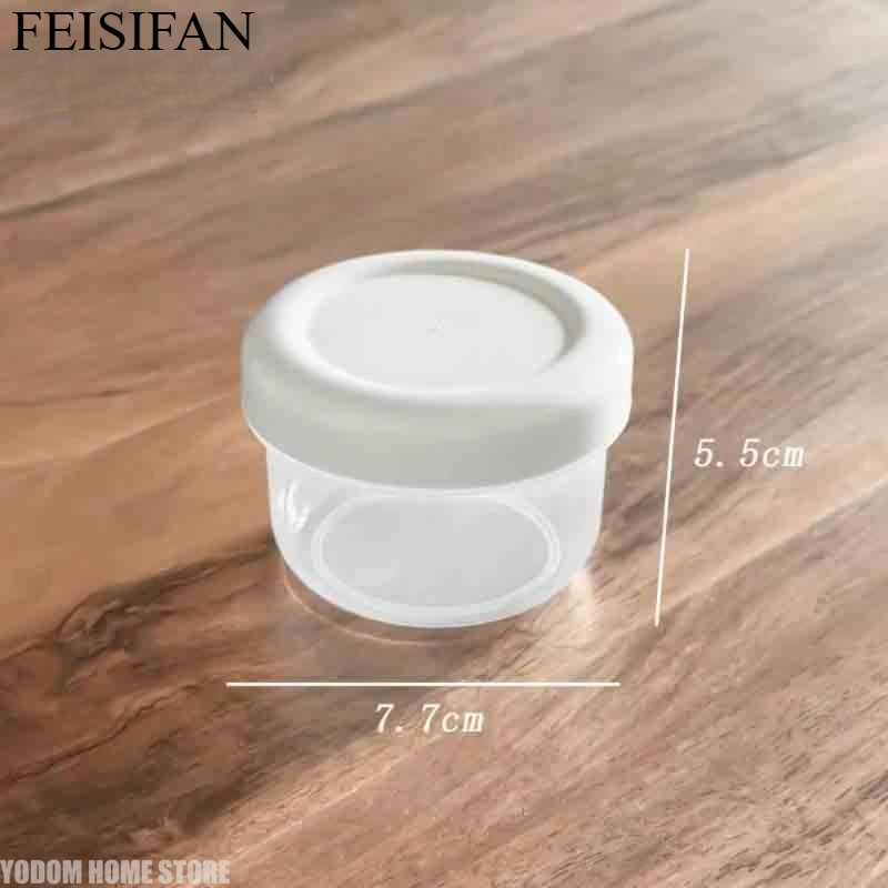 Draagbare ronde plastic voedse - Salad Container Jar recensie en prijs