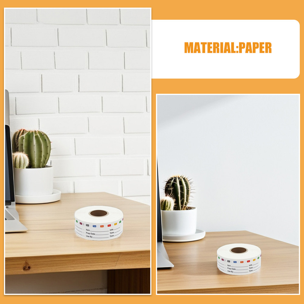 2 Rollen Voedsel Datumstickers - Meal Prep Kitchen recensie en prijs